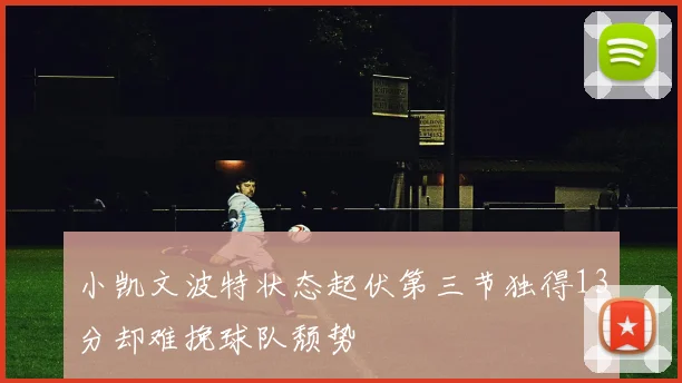 小凯文波特状态起伏第三节独得13分却难挽球队颓势